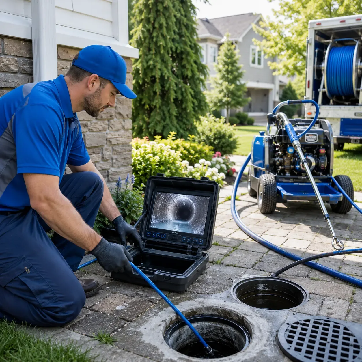 Outdoor drain cleaning professionals serving Omer, MI