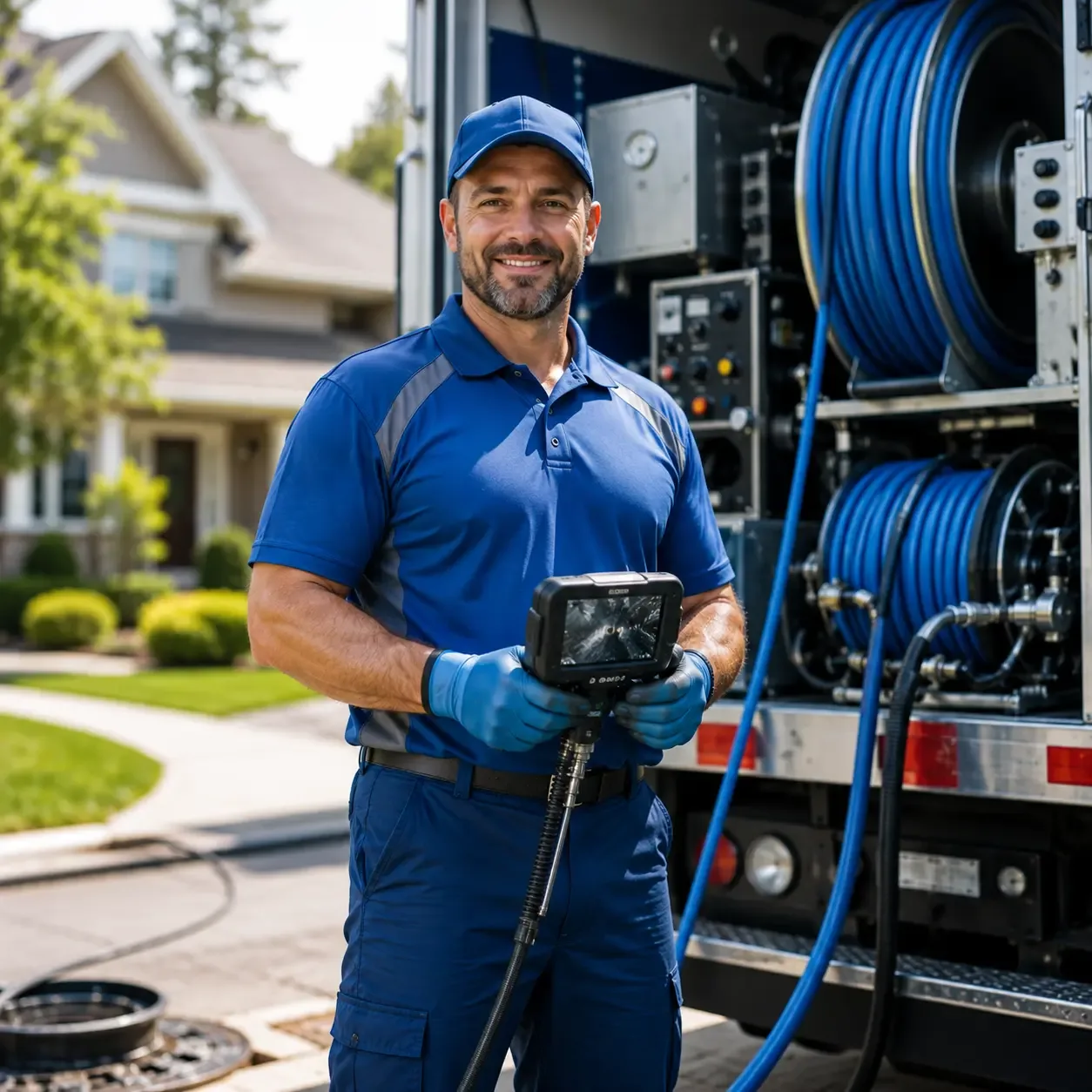 Local outdoor drain cleaning specialists in Omer, MI